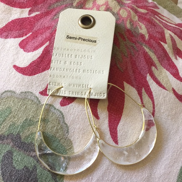Anthropologie Jewelry - Anthropologie Semi-Precious Gold & Stone $54 new